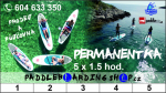 Permanentka - 5x jízda na paddleboardu 